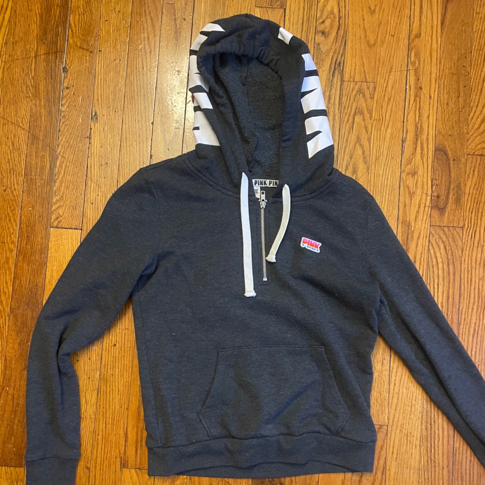 PINK Victoria's Secret Charcoal Hoodie